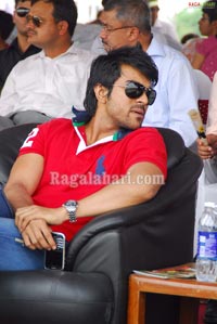 Ram Charan Teja & Shilpa Reddy at Hyderabad Polo Grounds