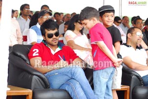 Ram Charan Teja & Shilpa Reddy at Hyderabad Polo Grounds