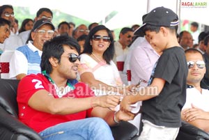 Ram Charan Teja & Shilpa Reddy at Hyderabad Polo Grounds