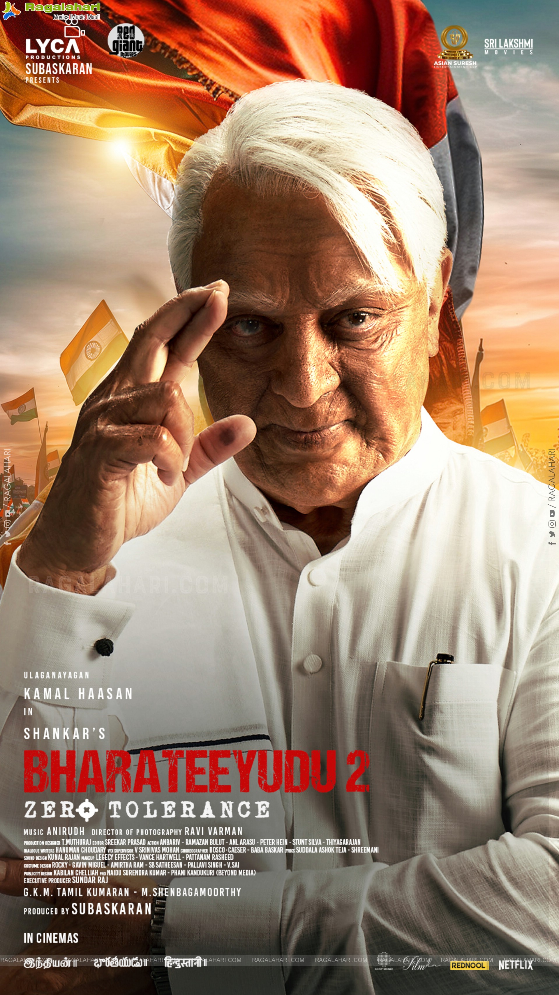 Indian 2 Movie Poster Designs
