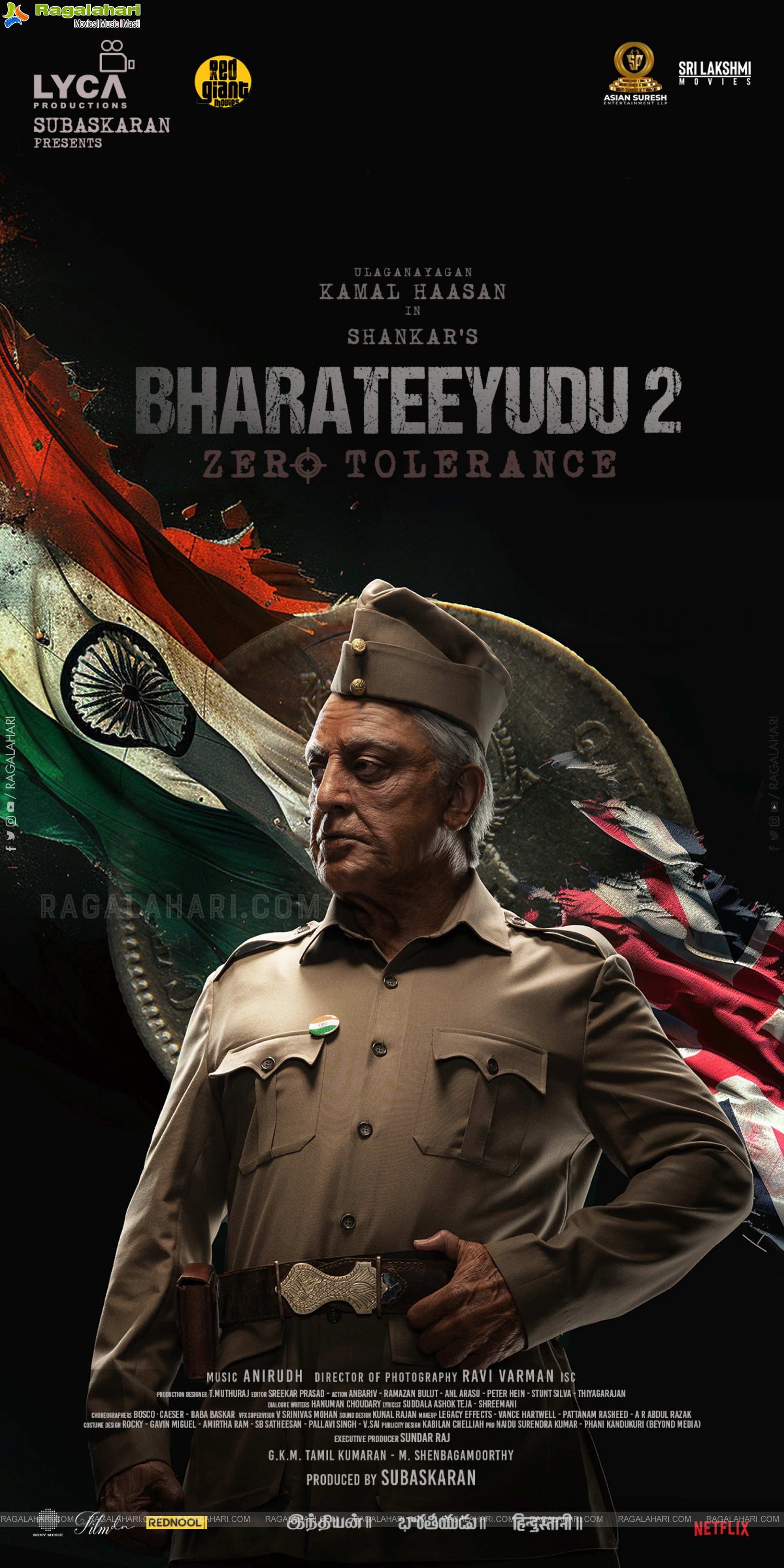 Bharateeyudu 2 Movie Poster Designs
