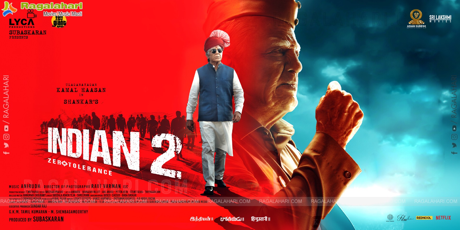 Indian 2 Movie Poster Designs
