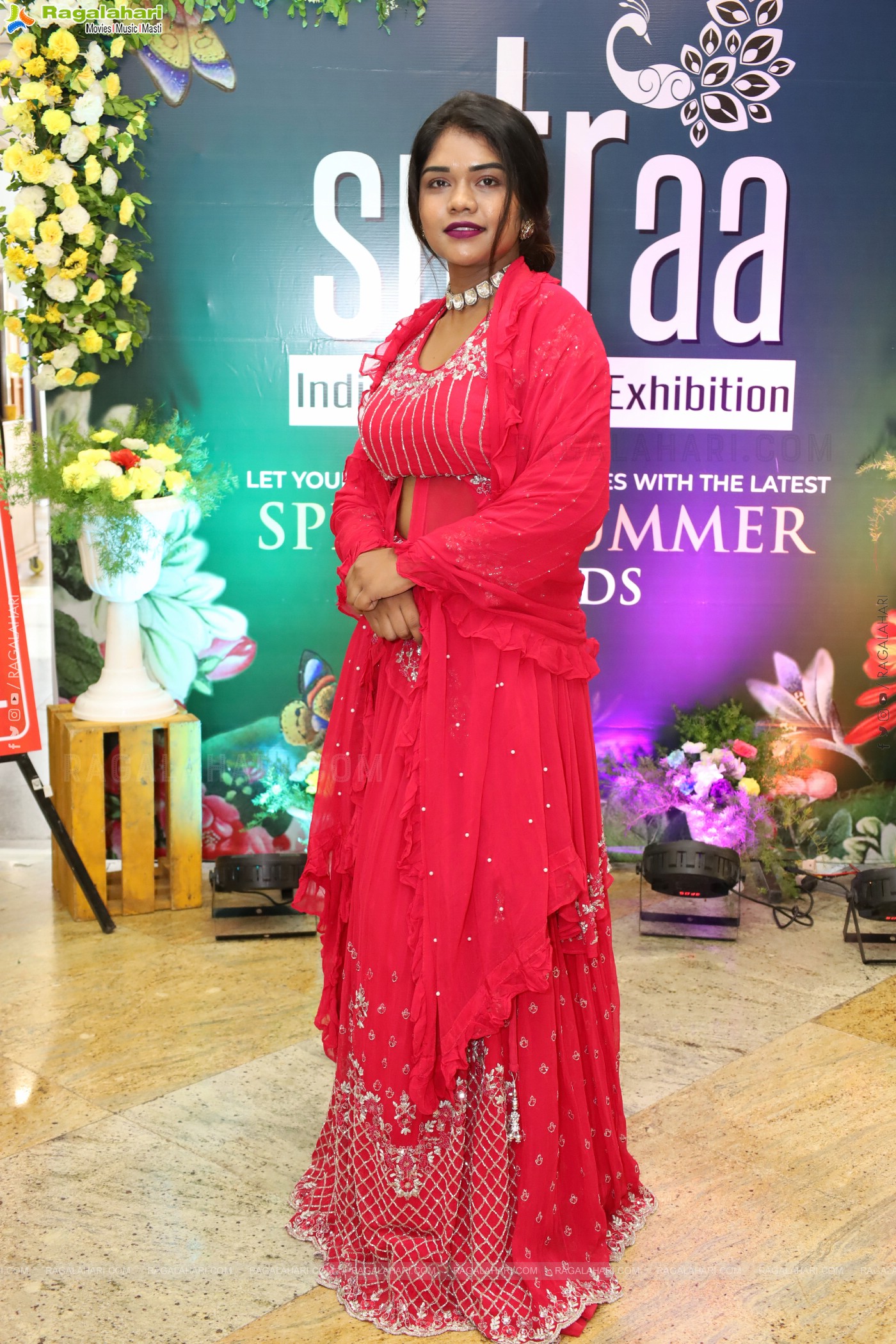 Actress Rashi Singh Inaugurated Sutraa Exhibition at HICC-Novotel, Hyderabad