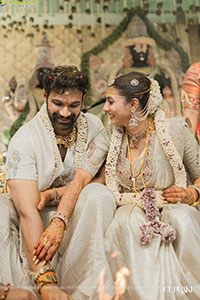 Bellamkonda Sreenivas and Kavya Reddy's Wedding Pics