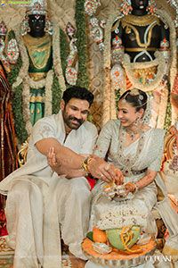 Bellamkonda Sreenivas and Kavya Reddy's Wedding Pics