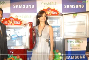 Dia Mirza Launches Samsung Largest 5 Star Refregerator Range