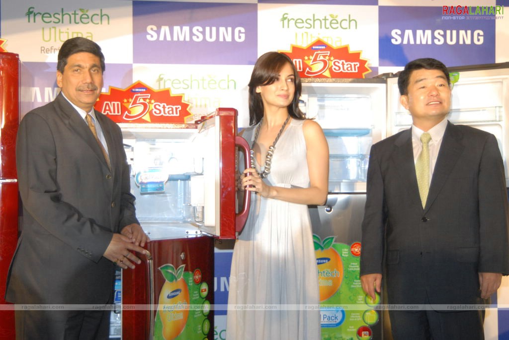 Dia Mirza Launches Samsung Largest 5 Star Refrigerator Range