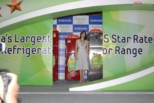 Dia Mirza Launches Samsung Largest 5 Star Refregerator Range