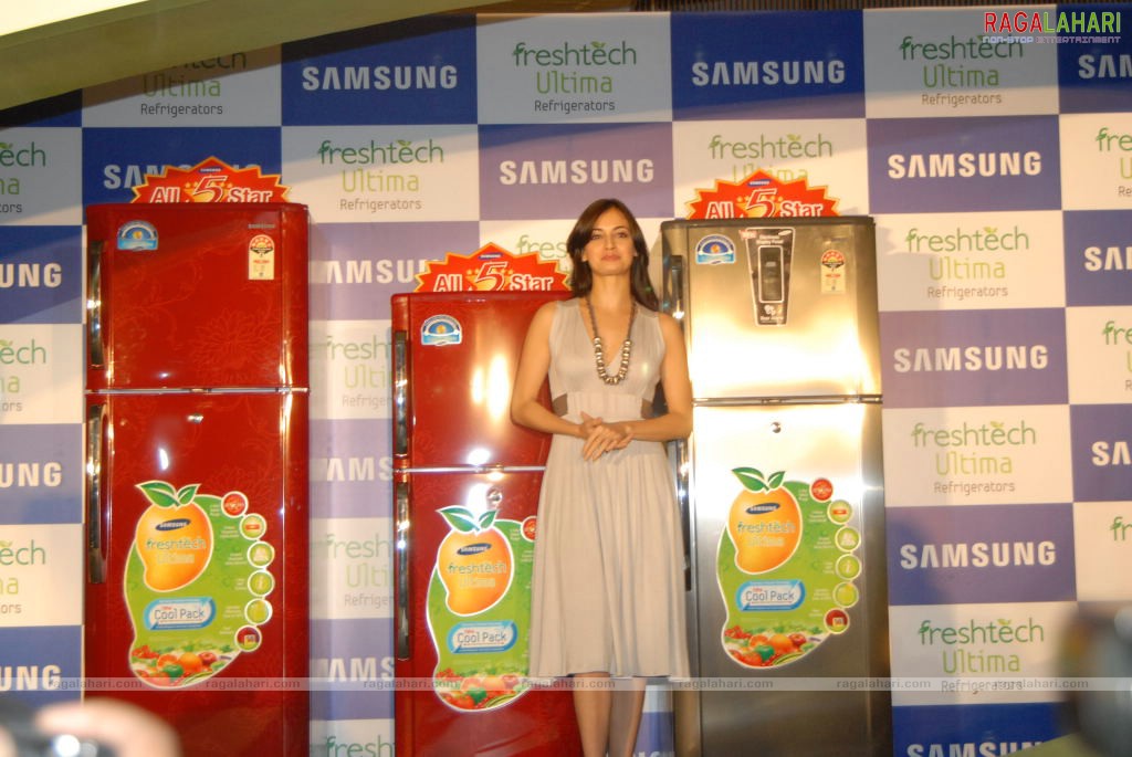 Dia Mirza Launches Samsung Largest 5 Star Refrigerator Range