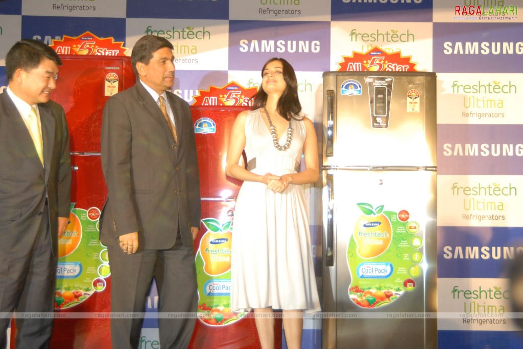 Dia Mirza Launches Samsung Largest 5 Star Refrigerator Range