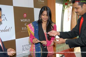 Smitha Inagurates Titan Showroom at Jubilee Hills, Hyderabad