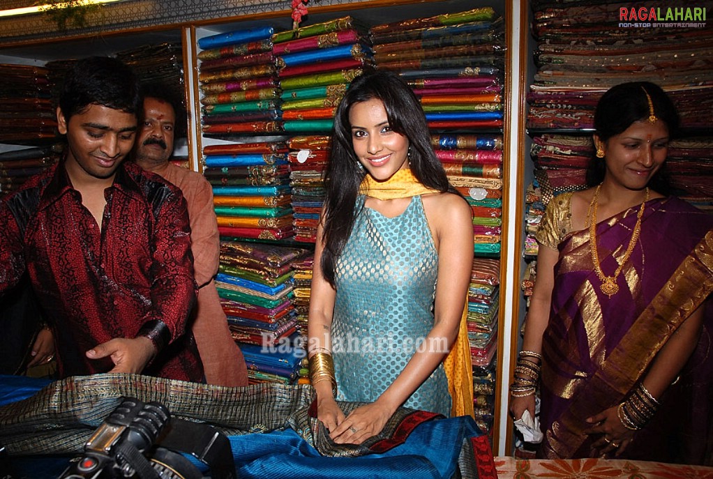 Priya Anand inagurates Prodduturi Silks Showroom at Krishna Nagar