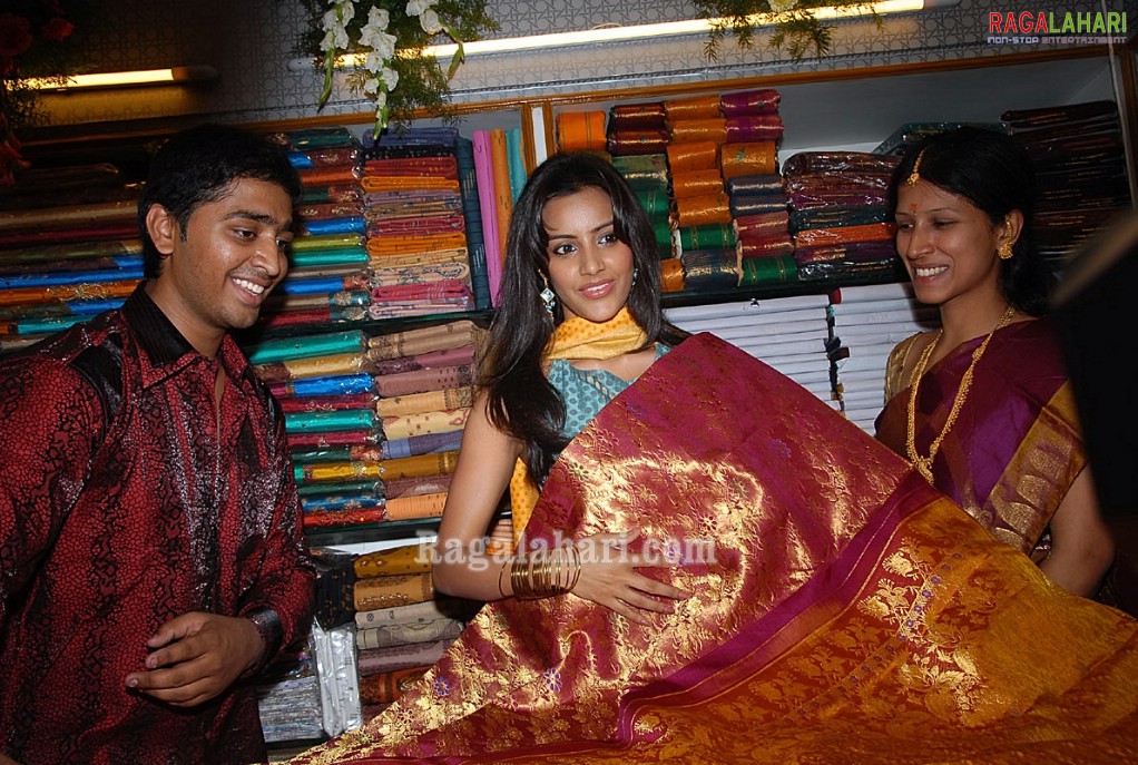 Priya Anand inagurates Prodduturi Silks Showroom at Krishna Nagar