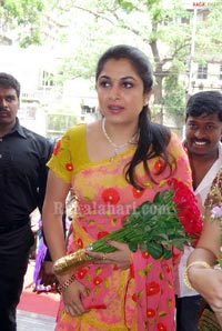 Ramya Krishna Launches Wedding Sarees Exhibition Sale at Chennai Shopping Mall