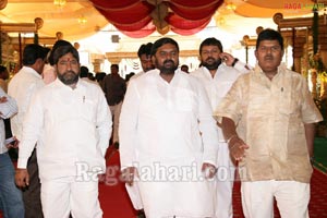 Sabitha Indra Reddy Son Karthik Reddy-Lakshmi Sravanthi Wedding Function