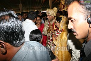 Sabitha Indra Reddy Son Karthik Reddy-Lakshmi Sravanthi Wedding Function