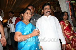 Sabitha Indra Reddy Son Karthik Reddy-Lakshmi Sravanthi Wedding Function