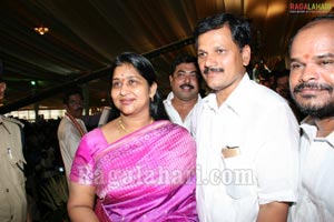 Sabitha Indra Reddy Son Karthik Reddy-Lakshmi Sravanthi Wedding Function