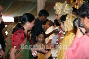 Sabitha Indra Reddy Son Karthik Reddy-Lakshmi Sravanthi Wedding Function