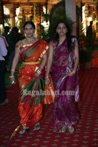 Sabitha Indra Reddy Son Karthik Reddy-Lakshmi Sravanthi Wedding Function