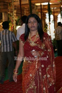 Sabitha Indra Reddy Son Karthik Reddy-Lakshmi Sravanthi Wedding Function