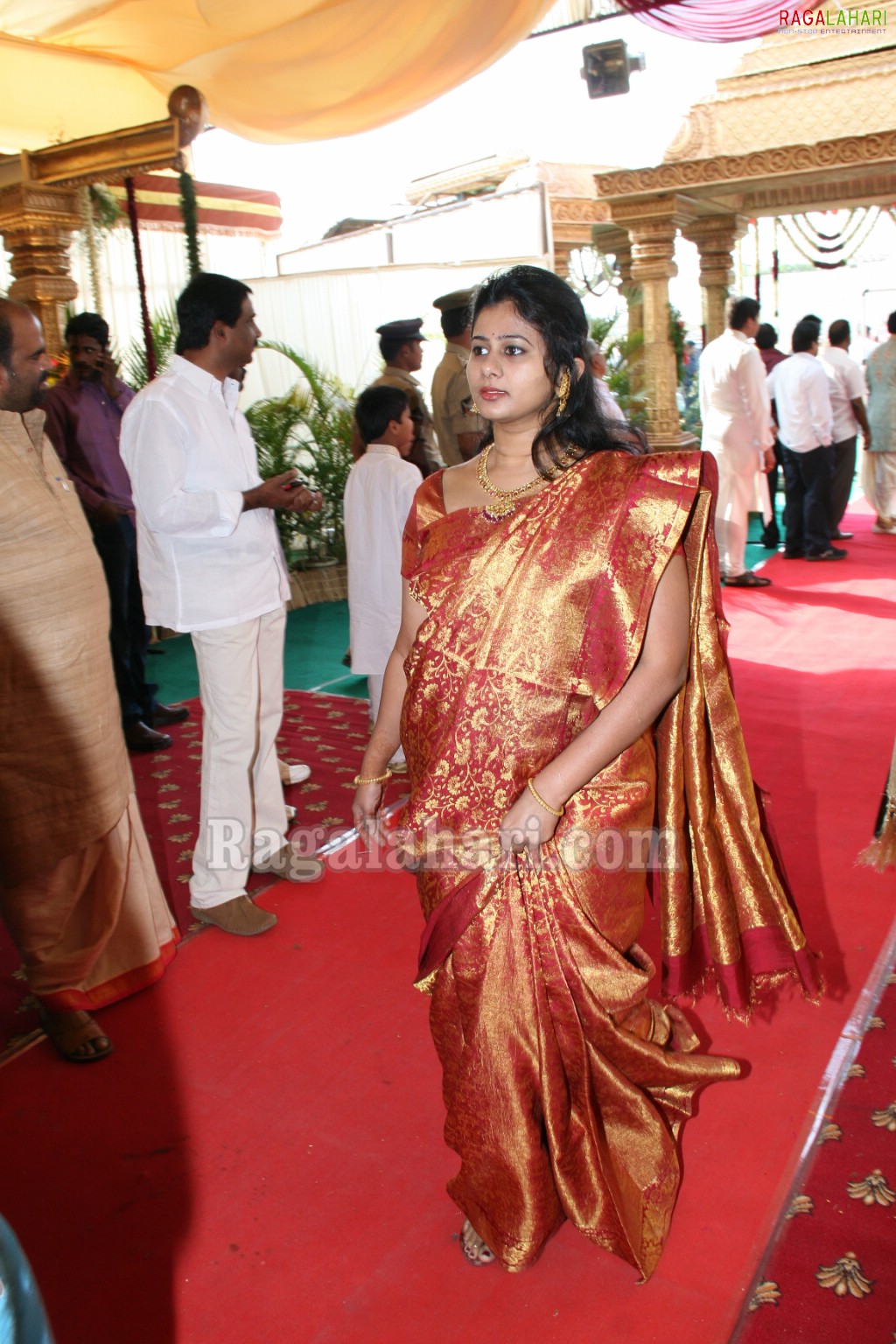 Sabitha Indra Reddy's Son Karthik Reddy-Lakshmi Sravanthi Wedding Function