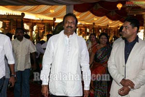 Sabitha Indra Reddy Son Karthik Reddy-Lakshmi Sravanthi Wedding Function