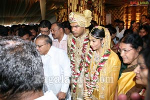 Sabitha Indra Reddy Son Karthik Reddy-Lakshmi Sravanthi Wedding Function