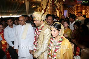 Sabitha Indra Reddy Son Karthik Reddy-Lakshmi Sravanthi Wedding Function