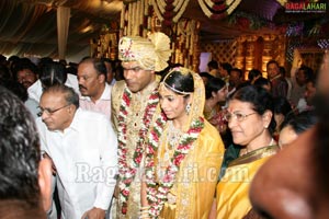 Sabitha Indra Reddy Son Karthik Reddy-Lakshmi Sravanthi Wedding Function