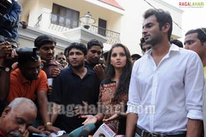 Sania Mirza-Shoib Malik Press Meet