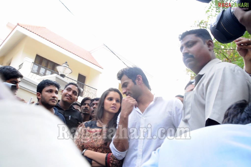 Sania Mirza-Shoaib Malik Press Meet