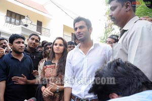 Sania Mirza-Shoib Malik Press Meet