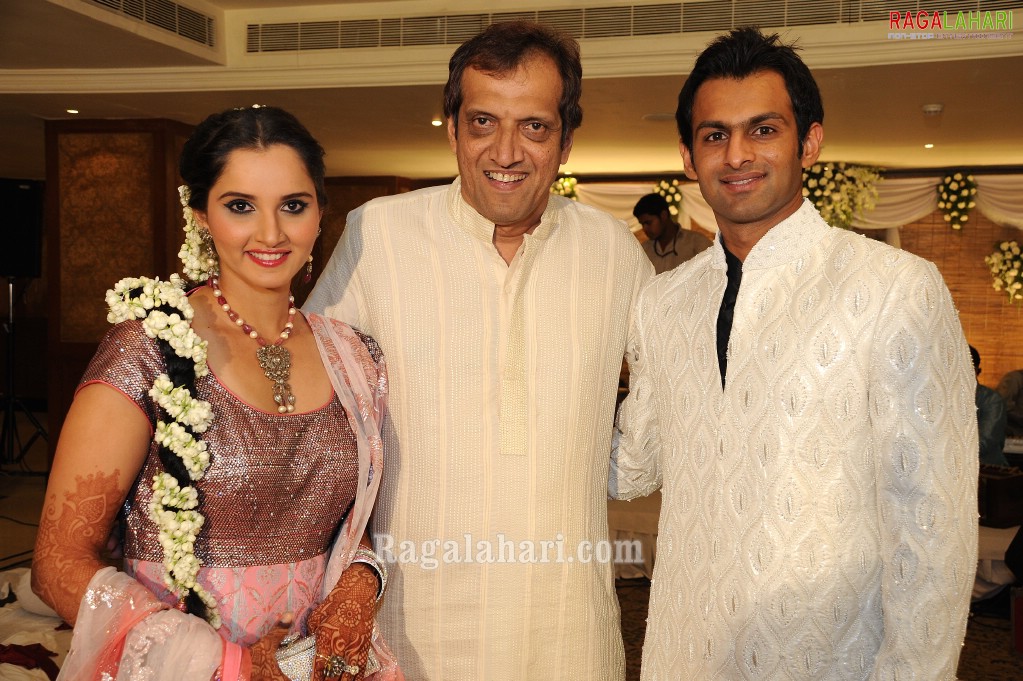 Sania Mirza-Shoaib Malik Nikaah, Mehendi, Sangeet, Reception Photo Gallery