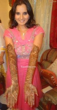 Sania Mirza-Shoaib Malik Nikaah, Sangeet, Mehendi, Reception Photos