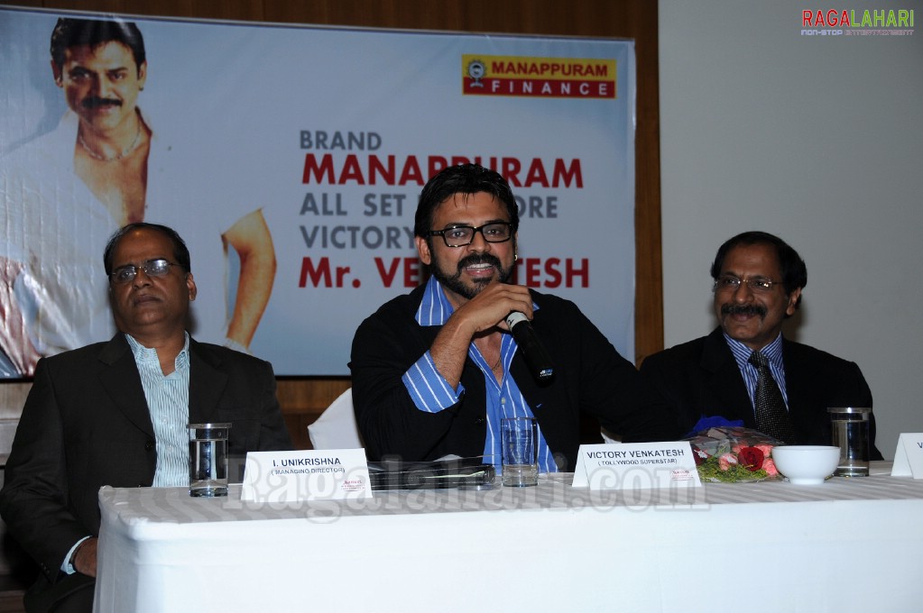 Venkatesh as Manappuram Brand Ambassador