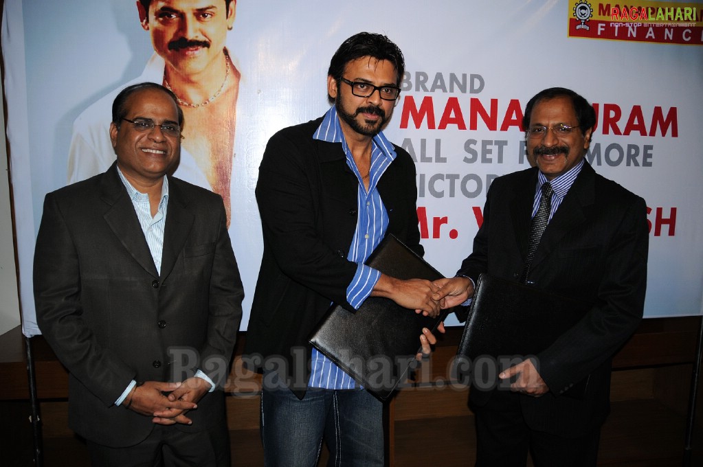 Venkatesh as Manappuram Brand Ambassador