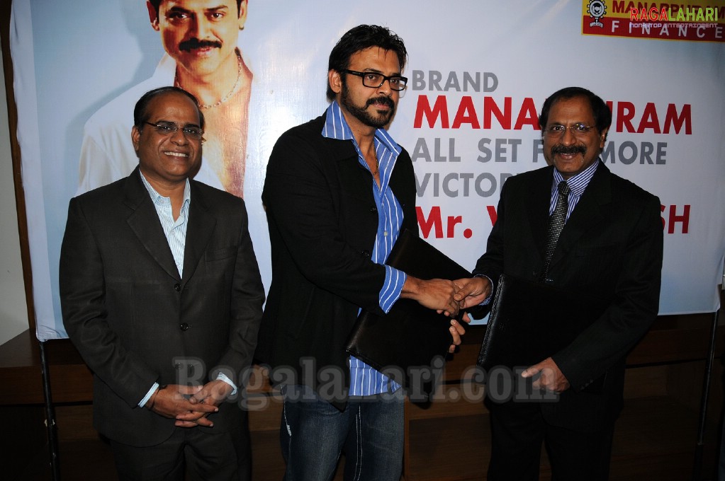 Venkatesh as Manappuram Brand Ambassador