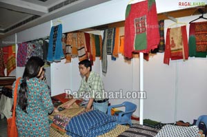 Ritu Barmecha at Cotton and Silk Park exhibition launch