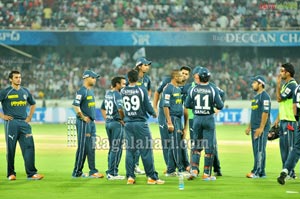 Deccan Chargers-Kings XI Punjab Cricket Matct at Uppal Stadium