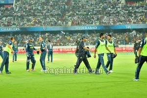 Deccan Chargers-Kings XI Punjab Cricket Matct at Uppal Stadium