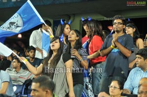 Deccan Chargers-Kings XI Punjab Cricket Matct at Uppal Stadium