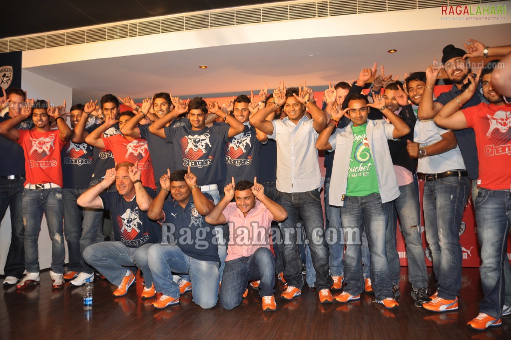 Deccan Chargers Team Jersey and Fanwear Launch