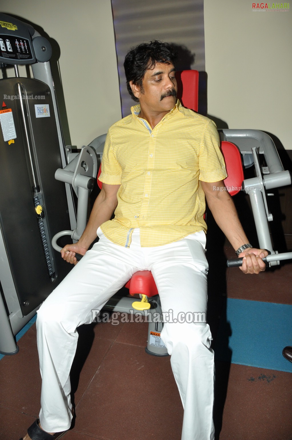 Nagarjuna Launches Circuit Training Centre at Helios