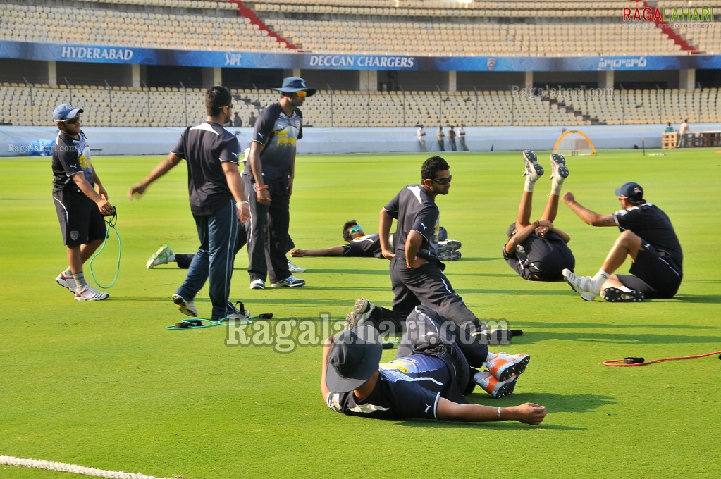 Deccan Chargers Practice for IPL4