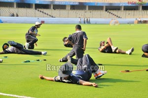 Deccan Chargers Team 2011 Practice for IPL4