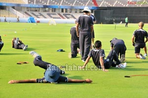 Deccan Chargers Team 2011 Practice for IPL4