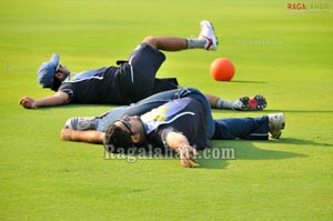 Deccan Chargers Team 2011 Practice for IPL4