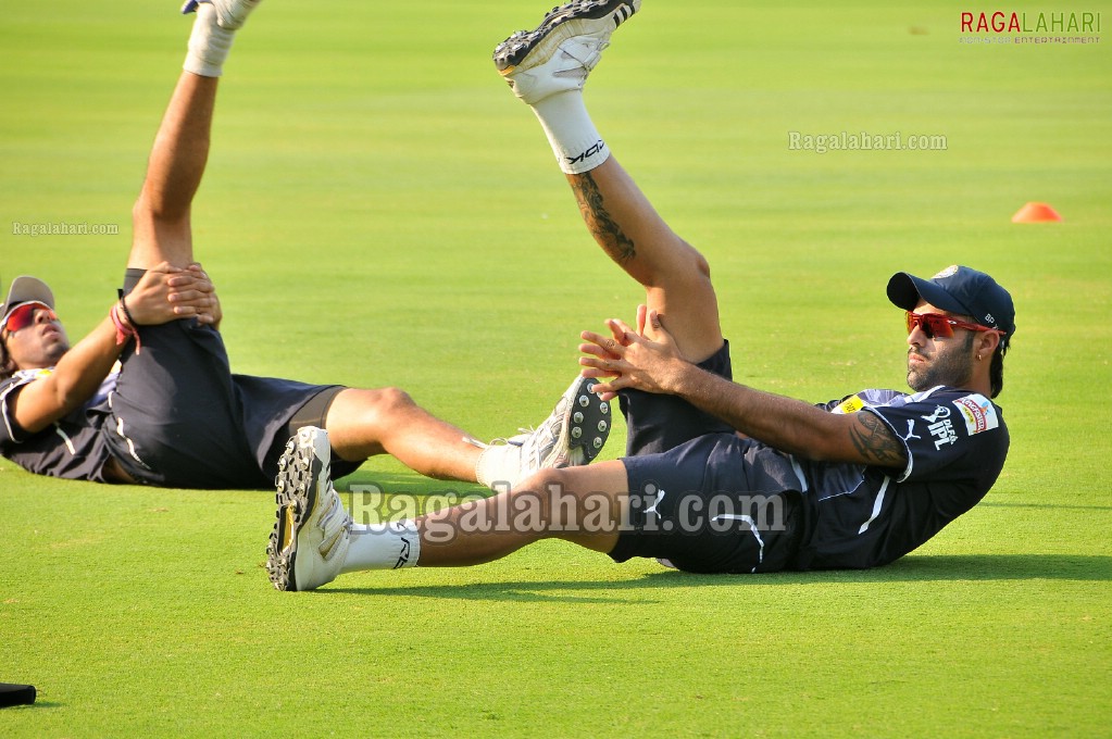 Deccan Chargers Practice for IPL4