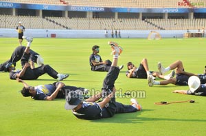 Deccan Chargers Team 2011 Practice for IPL4